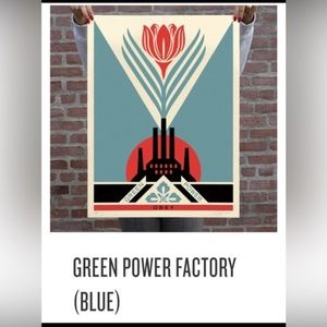 SHEPARD FAIREY - GREEN POWER FACTORY